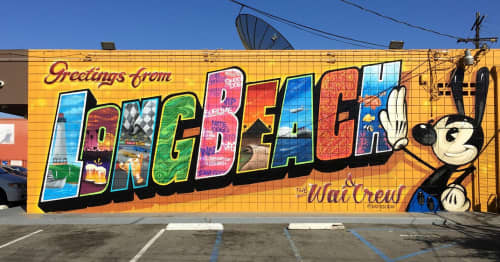 Greetings from Long Beach | Street Murals by Greg "CRAOLA" Simkins