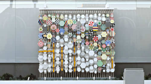 Departure | Sculptures by Jacob Hashimoto | Andaz West Hollywood in West Hollywood