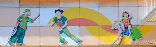 Mission Family Center | Street Murals by Kate Richards | 759 South Van Ness Avenue in San Francisco