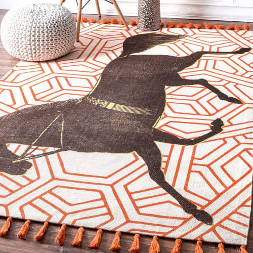 Equestrian Rug by Thomas Paul Wescover Rugs