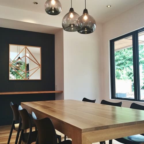 Prism Mirror | Decorative Objects by Alex Drew & No One. Item made of wood & glass