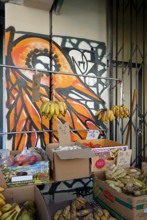 Feeling the Tropics | Street Murals by Ivan Hernandez (Trubz) | Webster Street in Oakland