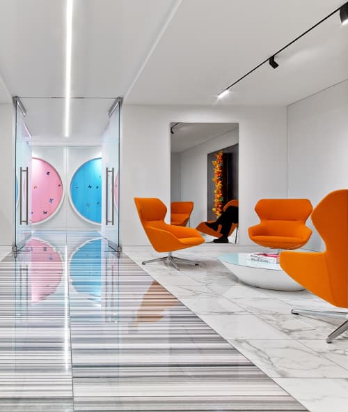 Ginkgo Lounge | Chairs by Jehs + Laub | Pritzker Group L.A. in Los Angeles