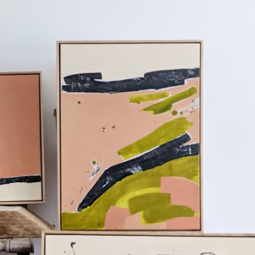 SHADES OF GREEN NO. 3 - SUMMER COLLECTION 2021 | Oil And Acrylic Painting in Paintings by Anne Abueva Studio