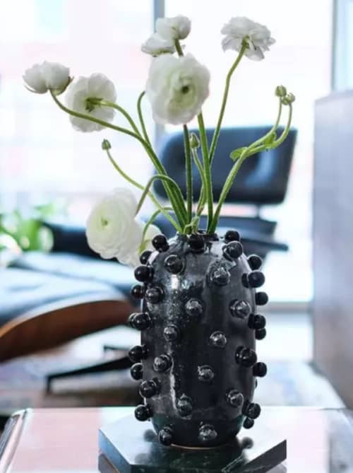 Blob Vase | Vases & Vessels by ZZIEE Ceramics | Independent Lodging Congress, in the William Vale NYC in Brooklyn. Item made of stoneware