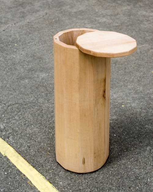 Barrel | End Table in Tables by Lucca Zeray | Zeray Studio in Brooklyn. Item made of wood