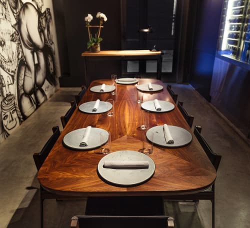 Barnet Dining Table | Tables by Token | Momofuku Ko in New York