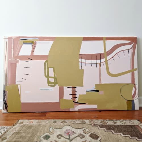Tell Me More | Oil And Acrylic Painting in Paintings by Anne Abueva Studio