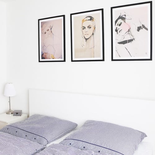Abstraction Aside, Golden and Hence | Prints by Leigh Viner. Item composed of canvas