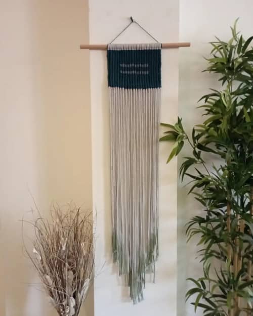 Macrame Wall Décor ,Macrame Wall Art, Fiber Art, Boho Wall | Tapestry in Wall Hangings by Magdyss Boutique. Item made of fabric compatible with boho and contemporary style
