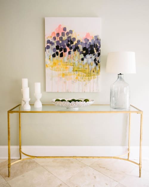Abstract Painting | Oil And Acrylic Painting in Paintings by Caroline Wright. Item composed of canvas & synthetic