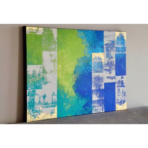 Mother Earth | Oil And Acrylic Painting in Paintings by Mami Ishibashi. Item made of synthetic