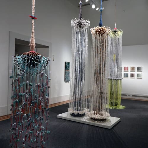 Fiber Sculptures by Joel S. Allen at University of Nebraska Omaha