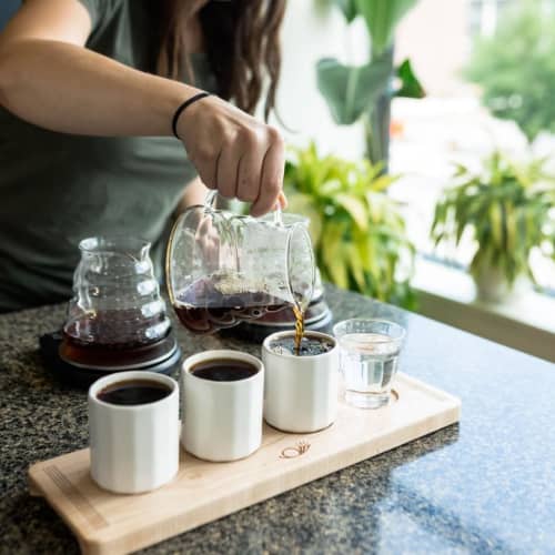 Riveted Flight 6 OZ by CONVIVIAL at Messenger Coffee Co. + Ibis