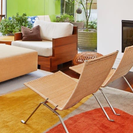 October Chair | Accent Chair in Chairs by shapiro joyal studio. Item composed of walnut & cotton