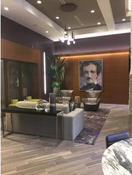 "Poe" | Oil And Acrylic Painting in Paintings by Aleksandr Ilichev | Quarry Place at Tuckahoe in Tuckahoe. Item composed of canvas