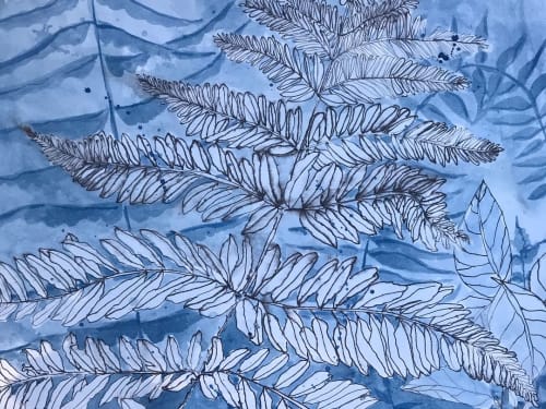 Botanical Paintings | Oil And Acrylic Painting in Paintings by Jean Wilson Freeman. Item composed of canvas