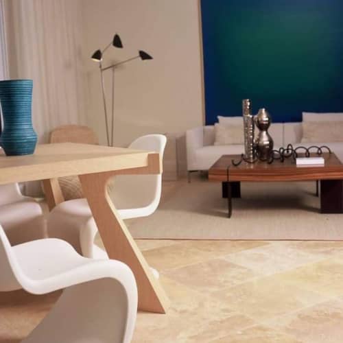 CT-21 Coffee Table | Tables by Antoine Proulx Furniture, LLC. Item composed of wood and metal