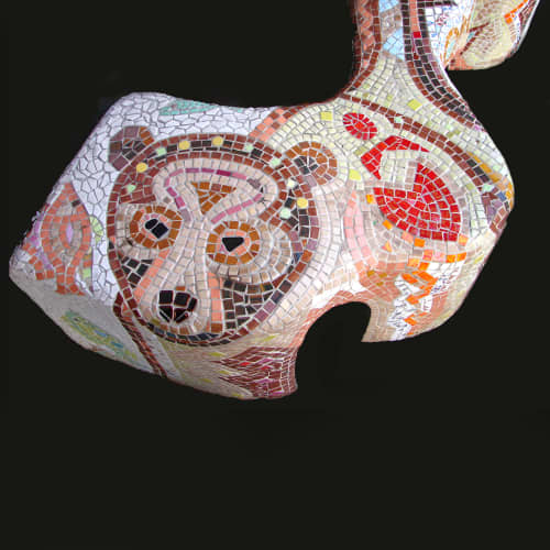 Benches | Mosaic in Art & Wall Decor by Dmitry Mosaics | Berkeley, CA in Berkeley. Item composed of stone