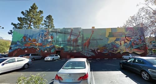 Phylum of the Free | Murals by Jeffrey Hemming | Lido's Nightclub in San Jose