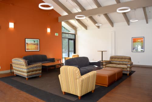 Campus Stanford University | Oil And Acrylic Painting in Paintings by Irena Orlov | Stanford University, Student Housing in Stanford. Item made of synthetic