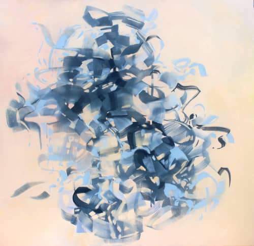 Got that Beat | Oil And Acrylic Painting in Paintings by Cameron Schmitz. Item composed of canvas & synthetic