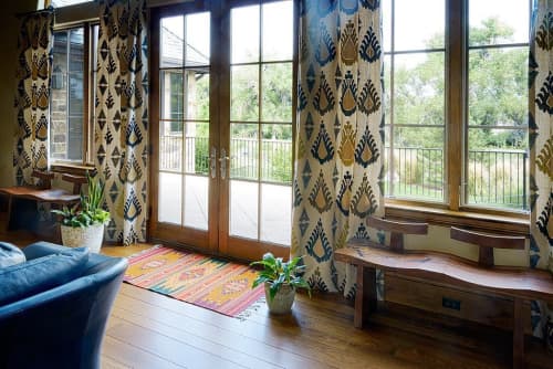 Tandem Bench | Benches & Ottomans by Brian Hubel. Item made of walnut