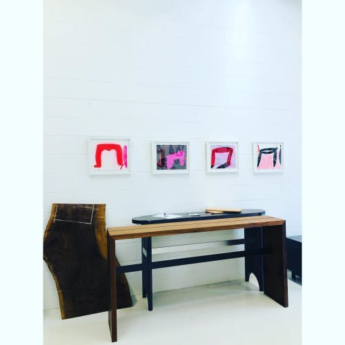 Pyres 1-4 | Oil And Acrylic Painting in Paintings by Sarah Boyts Yoder | Poem furniture in Charlottesville. Item composed of paper