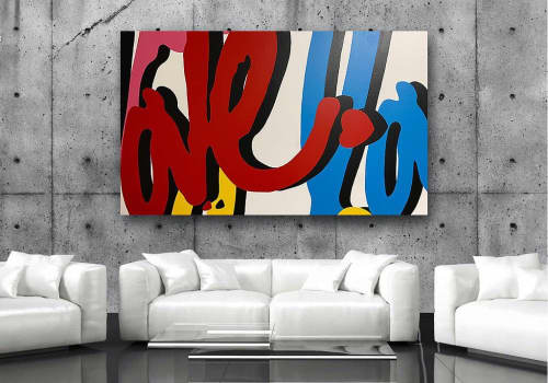 Momentum | Oil And Acrylic Painting in Paintings by Ruben Rojas. Item made of wood & canvas