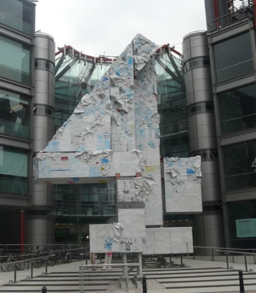 Big 4, 2008 | Sculptures by El Anatsui | BBC Channel 4, London in London