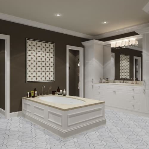 Neutral Mosaic Tiles | Tiles by artisticmosaicdesigns. Item composed of cement