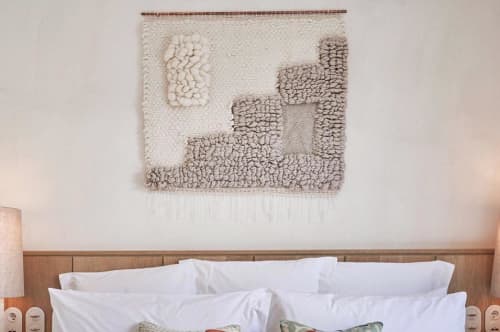 SoHo House Woven Wall Hanging - Stair | Tapestry in Wall Hangings by Maryanne Moodie | Little Beach House Barcelona in Garraf. Item composed of fabric