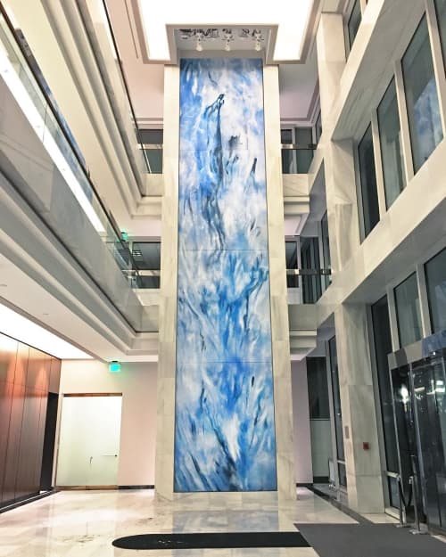 Ethereal Heights | Paintings by Magnus Sodamin | Bank of America Plaza in Tampa