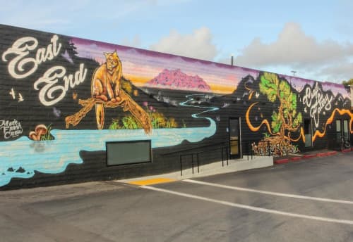 Wall Mural | Street Murals by Taylor Reinhold | East End Gastropub in Capitola