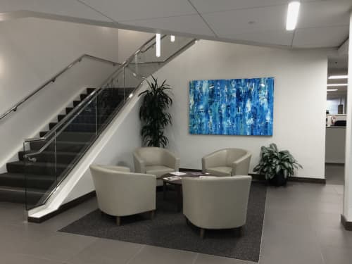 Still Water Series | Oil And Acrylic Painting in Paintings by Andrzej Michael Karwacki | Berliner Cohen LLP in San Jose. Item composed of synthetic