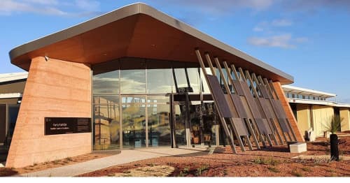 Mosaic Land 1 & 2 | Public Mosaics by Forlano Design. Item made of metal