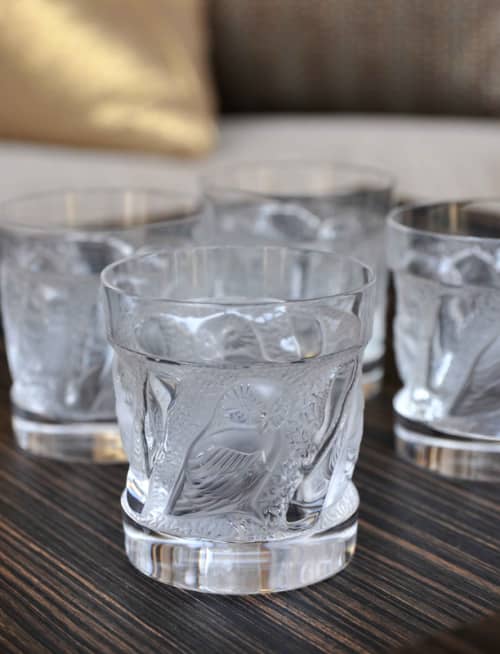 Lalique Owl Tumblers | Tableware by Lalique | £10 (Ten Pound Bar) in Beverly Hills