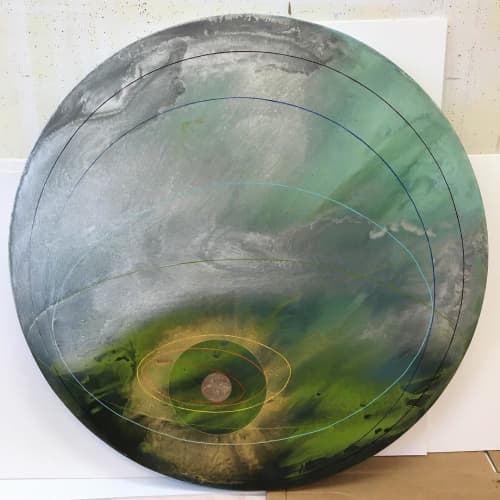 The Way of Energy | Oil And Acrylic Painting in Paintings by Karen Fitzgerald / FitzgeraldArt. Item composed of canvas and synthetic