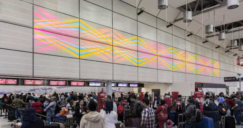 Celestial Candyland | Paintings by Jay Shinn | George Bush Intercontinental Airport in Houston