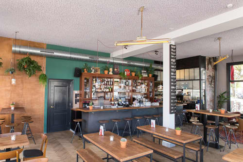 Gazelle | Pendants by Blom & Blom | Cafe Franklin in Den Haag. Item made of aluminum
