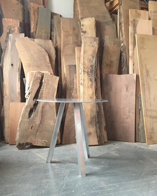 13 Table | Side Table in Tables by Lucca Zeray | Zeray Studio in Brooklyn. Item composed of wood and aluminum