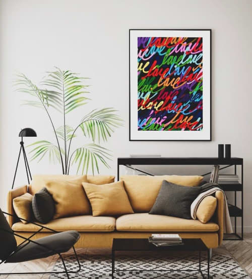 Vibrance | Oil And Acrylic Painting in Paintings by Ruben Rojas. Item made of canvas