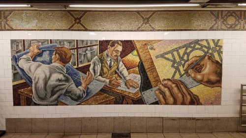 An Underground Movement: Designers, Builders, Riders | Street Murals by Owen Smith | 36th Street, Brooklyn in Brooklyn