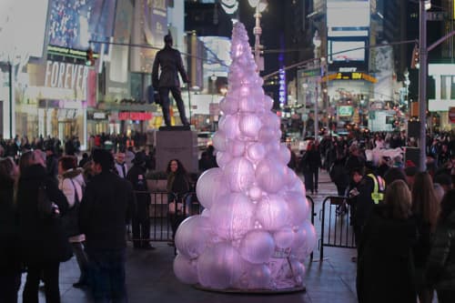 UROS HOUSE | Public Sculptures by Grimanesa Amorós | Time Square, Father Duffy Square in New York