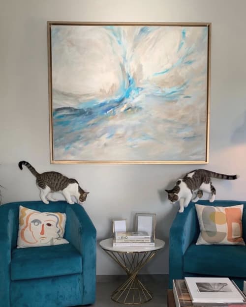 Contemporary Painting | Oil And Acrylic Painting in Paintings by Alice Watt | Malta in Florence. Item made of canvas