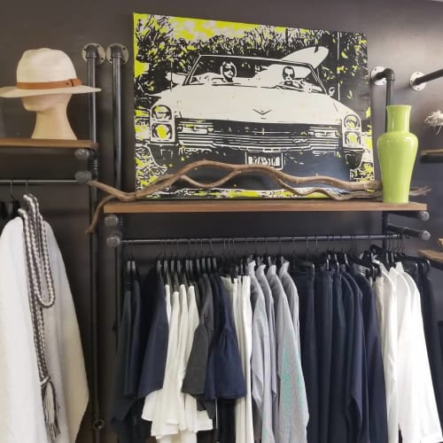 Malibu | Oil And Acrylic Painting in Paintings by Andrew Cotton Art 100% COTTON | Olley Court in Ridgefield. Item composed of canvas