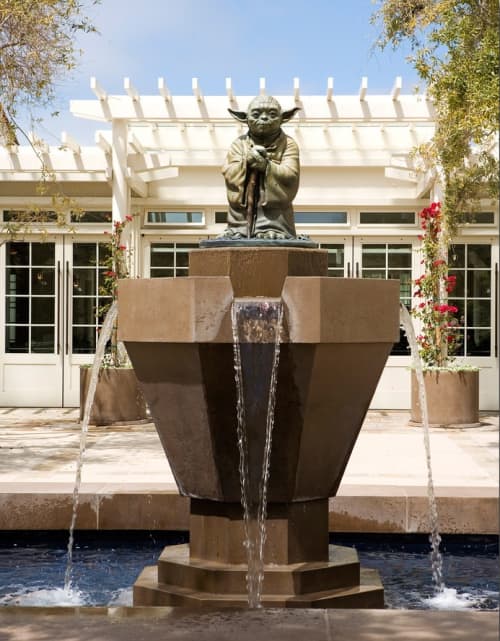 Yoda Statue by Lawrence Noble at Letterman Digital Arts Center