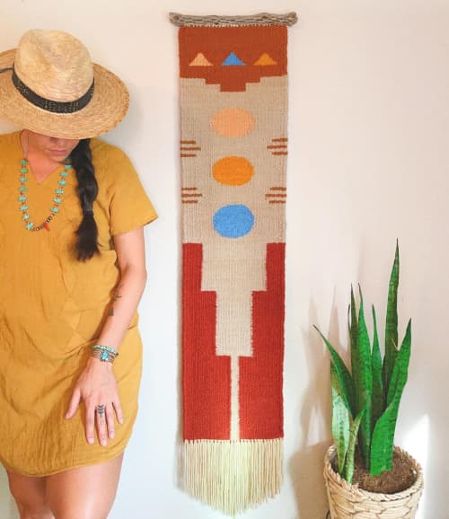 Handwoven Art Decor | Macrame Wall Hanging in Wall Hangings by Estudio Zanny. Item composed of fabric & fiber