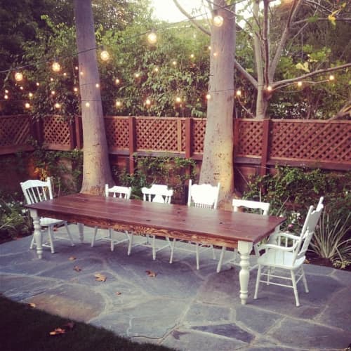 Outdoor Dining Table | Tables by Monkwood Studios | Venice Beach in Los Angeles. Item composed of wood