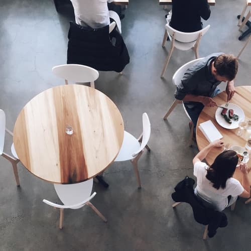 Jupiter Tables in Sun Tanned Poplar | Coffee Table in Tables by Monkwood | Lord Stanley in San Francisco. Item made of wood